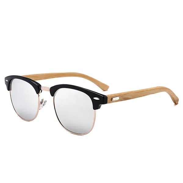 Retro Bamboo Sunglasses