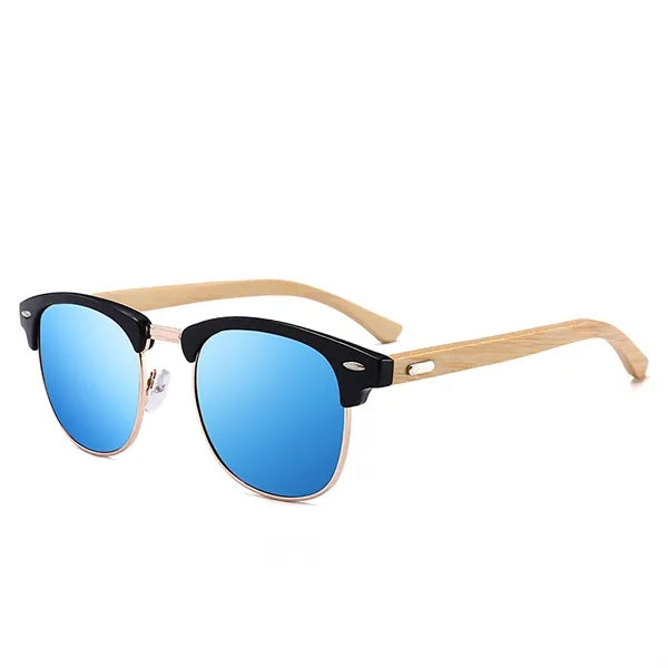 Retro Bamboo Sunglasses
