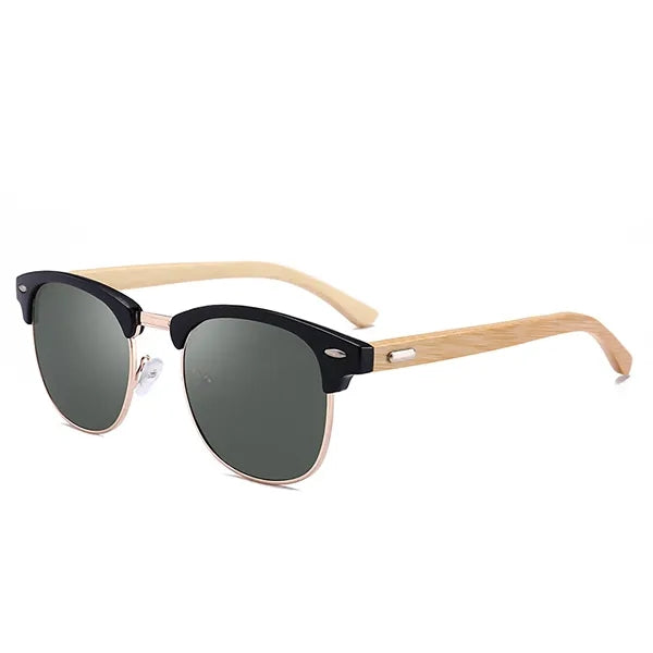 Retro Bamboo Sunglasses