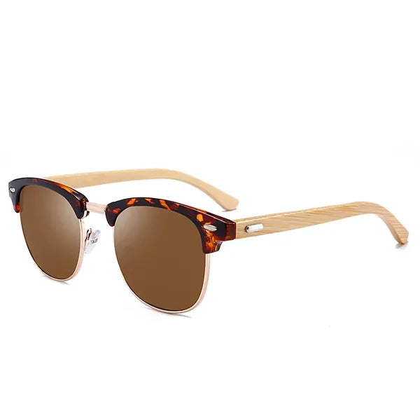 Retro Bamboo Sunglasses