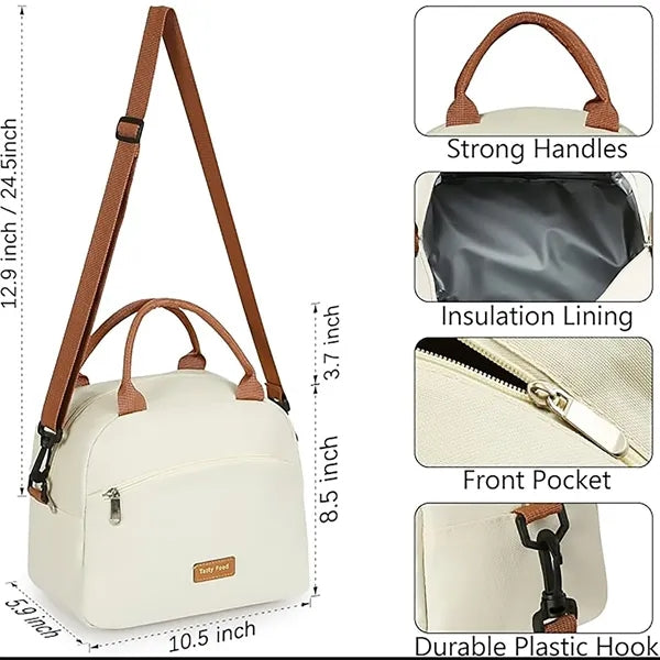 Insulated Lunch Bag for Hot and Cold Foods