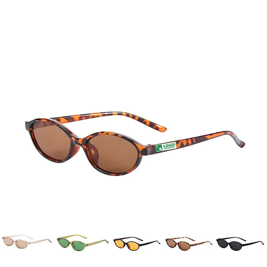 Retro Oval Cat Eye Sunglasses
