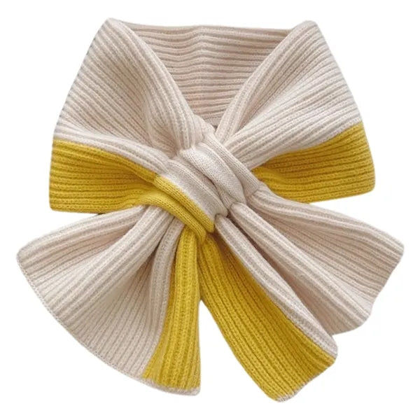 Two-Tone Polyester Winter Scarf