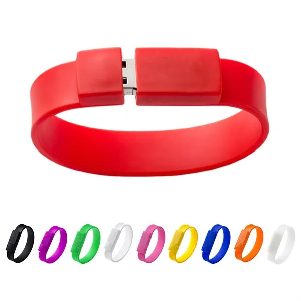 Silicone USB Flash Drive Bracelet