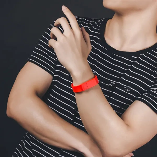 Silicone USB Flash Drive Bracelet