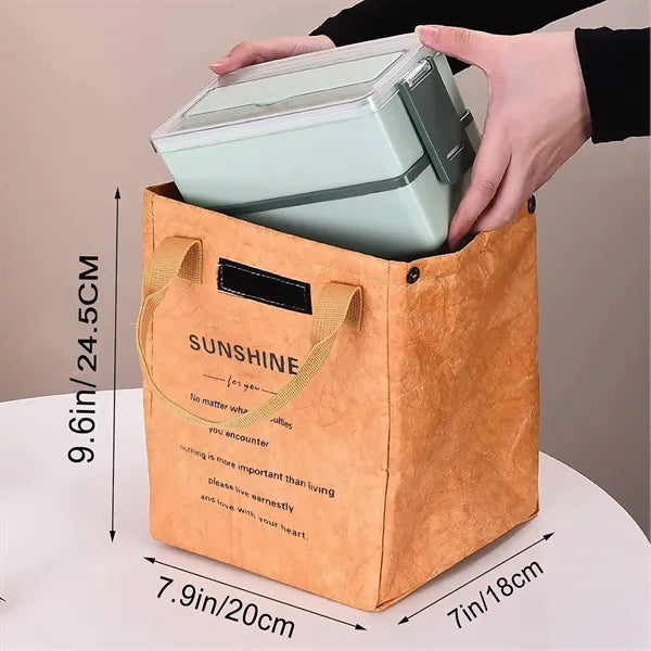 DuPont Paper Insulated Lunch Bag for Cold Storage