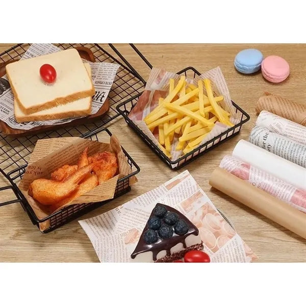 Eco Friendly Compostable Food Wrapping Paper Custom Printed
