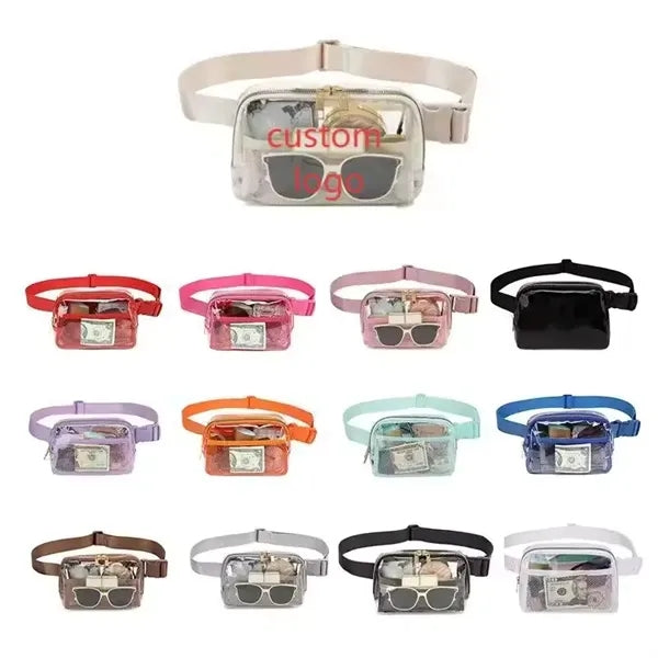 Clear Bag Stadium Approved Crossbody Fanny Belt Pack Unisex