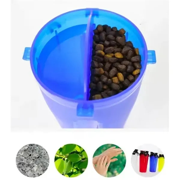 Portable Pet Water Bottle With Collapsible Bowl