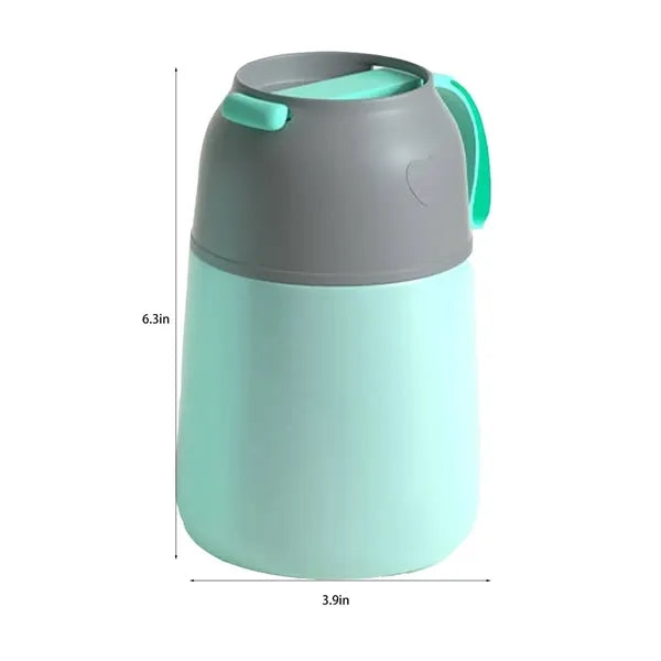 16 Oz Stainless Steel Insulated Food Jar w/ Spoon