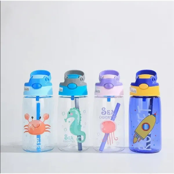 14OZ Flip Water Bottles for Kids