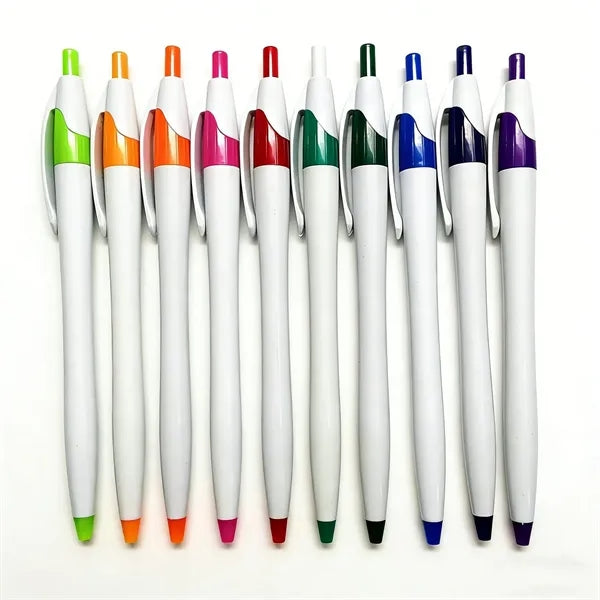 Vibrant Accent Plastic Ballpoint Pen