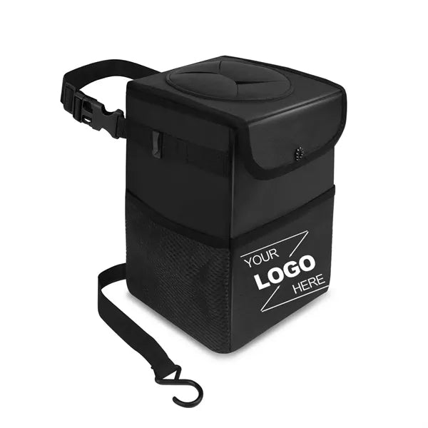Car Trash Bag Automotive Garbage Can with Lid