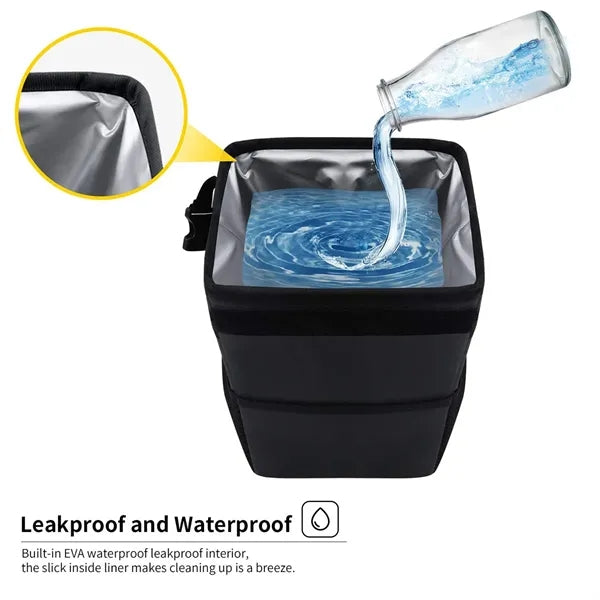 Car Trash Bag Automotive Garbage Can with Lid