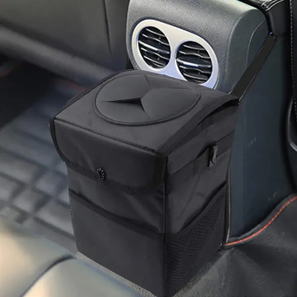 Car Trash Bag Automotive Garbage Can with Lid