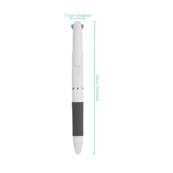 3-Color Ballpoint Pen With Smooth Ink Flow