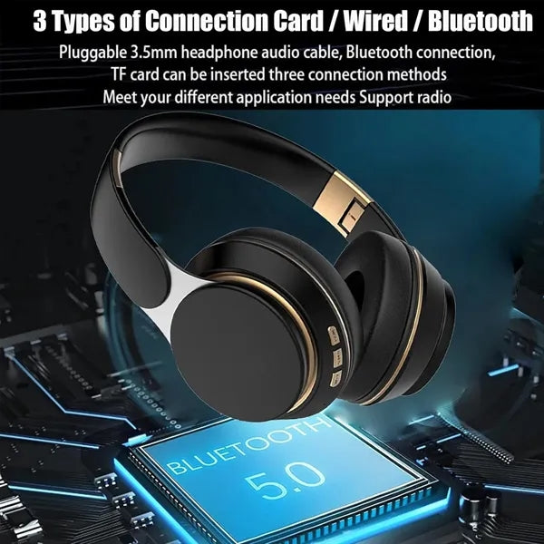 Over Ear Foldable Wireless Bluetooth Headphones