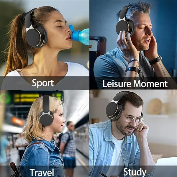 Over Ear Foldable Wireless Bluetooth Headphones