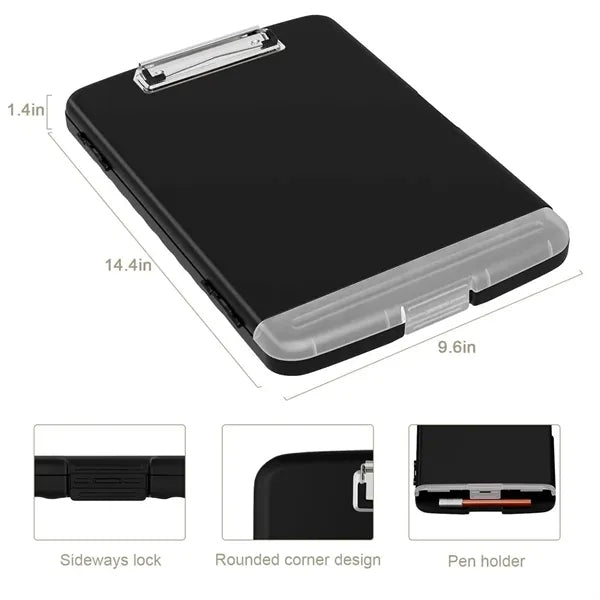 A4 Document Storage Clipboards with Pen Holder