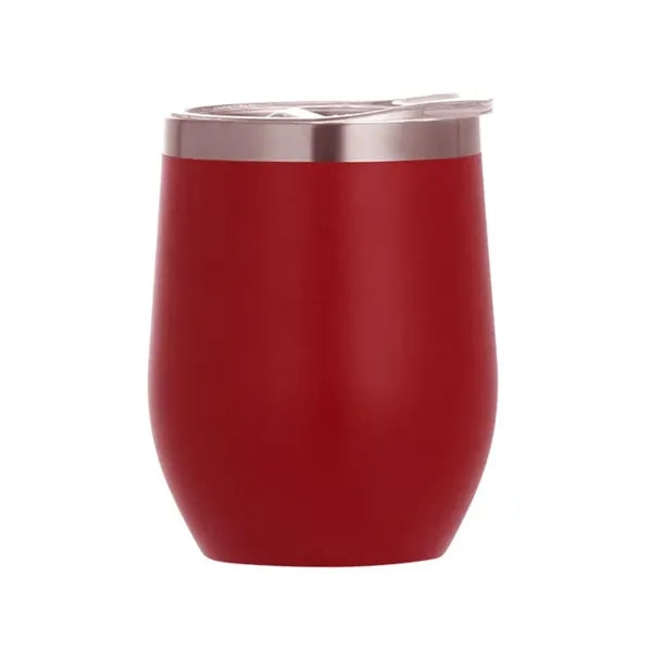 12oz Insulated Wine Tumbler with Lid