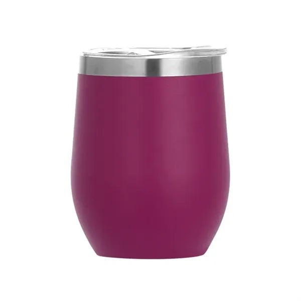 12oz Insulated Wine Tumbler with Lid