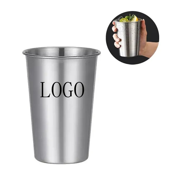 Stainless Steel Cup 17oz Camping Beer Mug Outdoor Drinkware