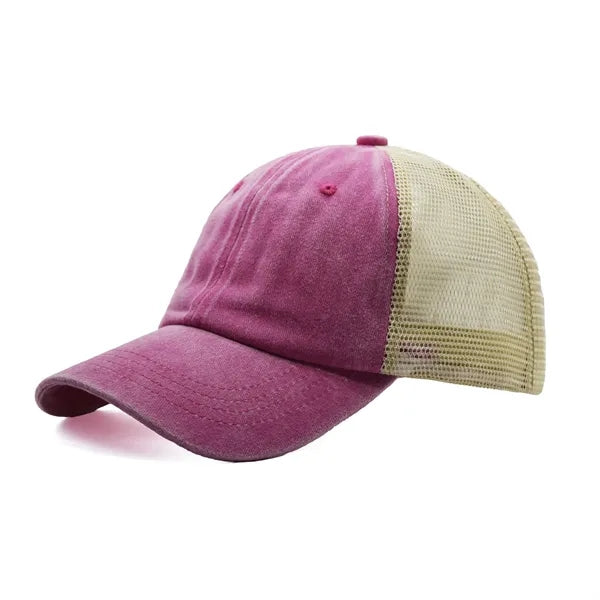 Mesh Trucker Cap with Adjustable Closure