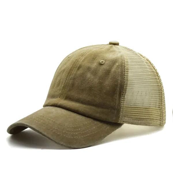 Mesh Trucker Cap with Adjustable Closure