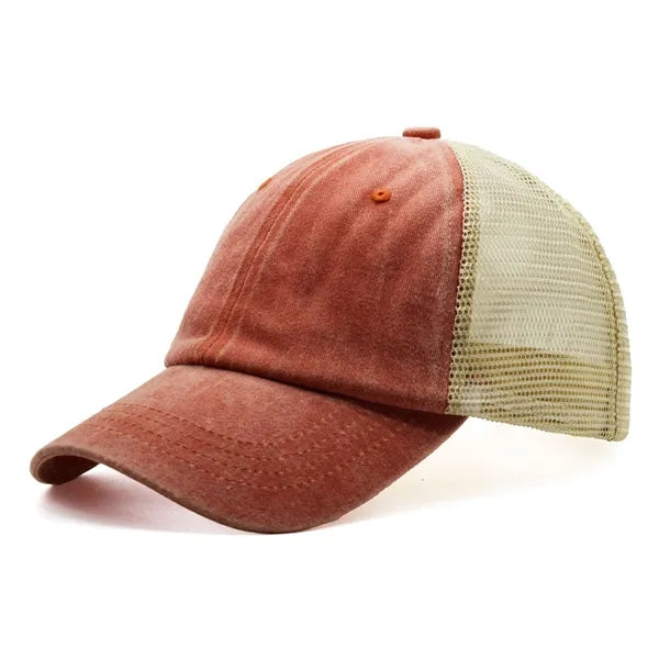 Mesh Trucker Cap with Adjustable Closure