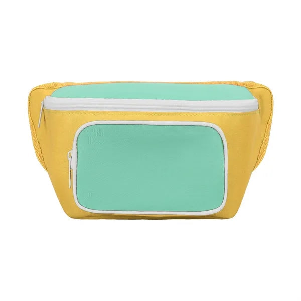 300D 3 Can Insulated Cooler Fanny Pack