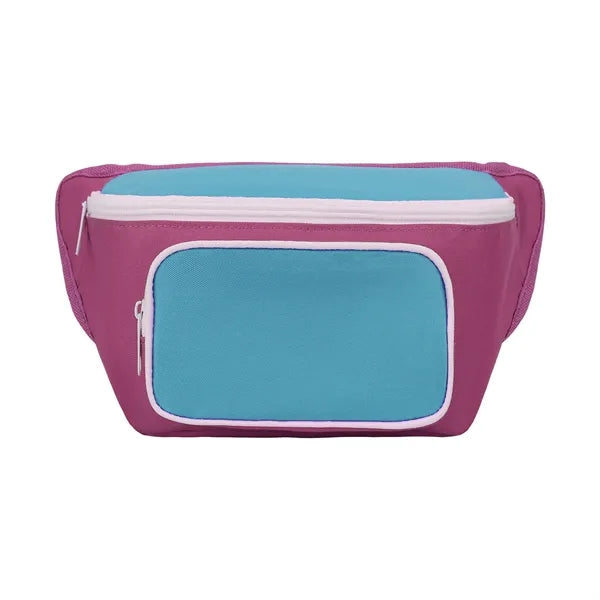 300D 3 Can Insulated Cooler Fanny Pack