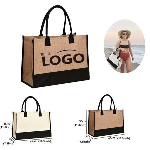 Jute tote bag