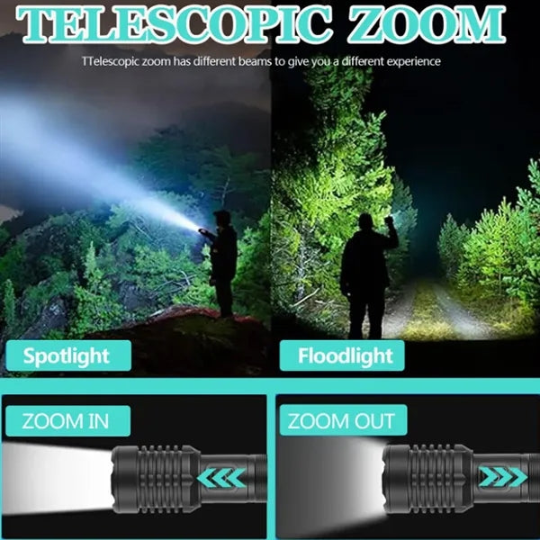 Powerful Flashlight With Clip