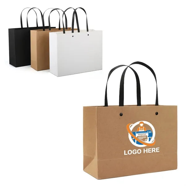 Paper Studded Gift Bag with Handles