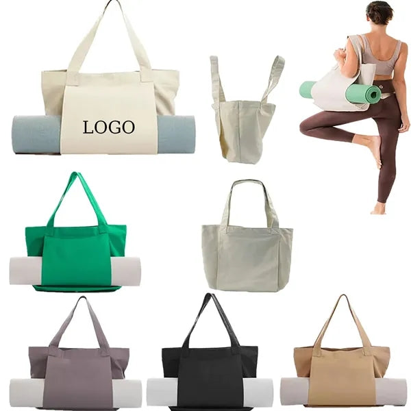 Yoga Mat Tote Bag With Shoulder Straps
