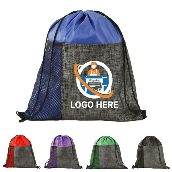 Polyester Non-Woven Drawstring Tote Bag