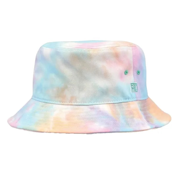 Tie Dye Twill Head Cover Cotton Bucket Hat