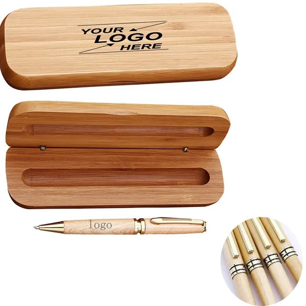 Bamboo Writing Pen Set