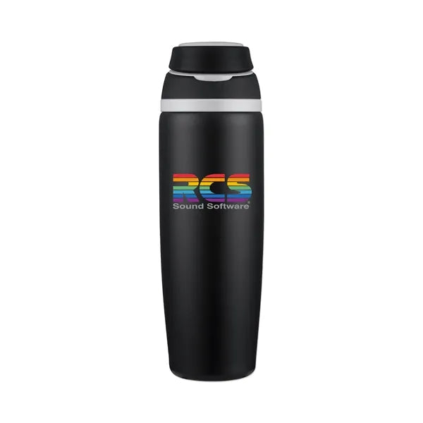 25 Oz Stainless Steel Vacuum Bottle with Easy Carry Handle L