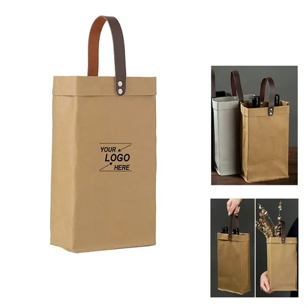 Kraft Wine Gift Bag