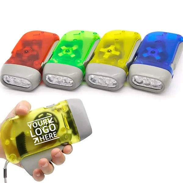 Hand Crank Flashlight