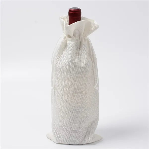 Jute Wine Gift Bag