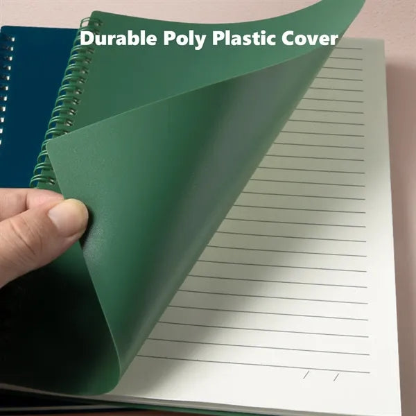 B5 Spiral Notebook with Poly Cover