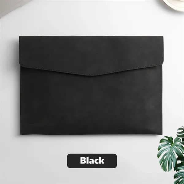 Classic Leather Business Document Folder