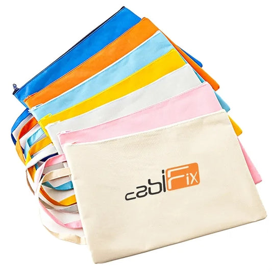 Canvas Zipper Storage Bag