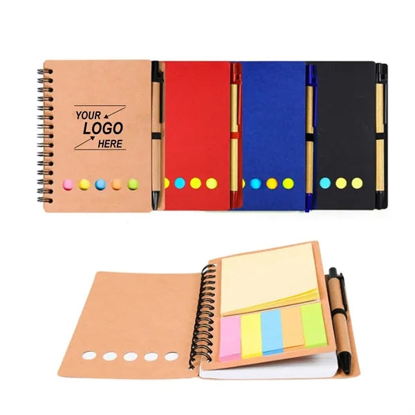 Notebook W/Sticky Notes & Page Markers