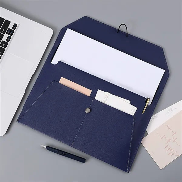 Leather Business Document Folder