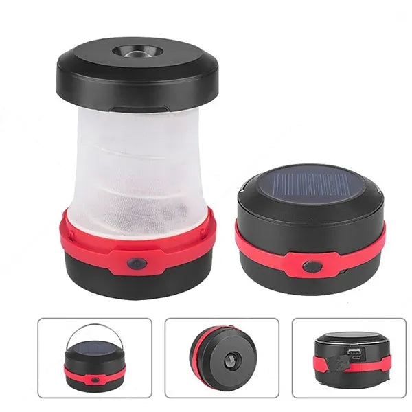 Solar-Powered LED Camping Lantern