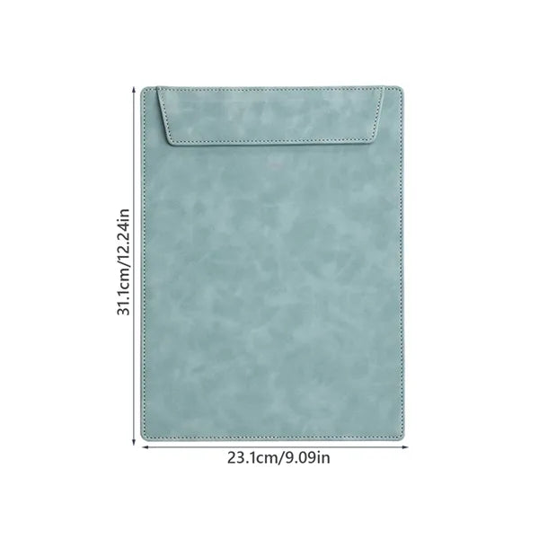 Vegan Leather A4 Writing Pad Clipboard