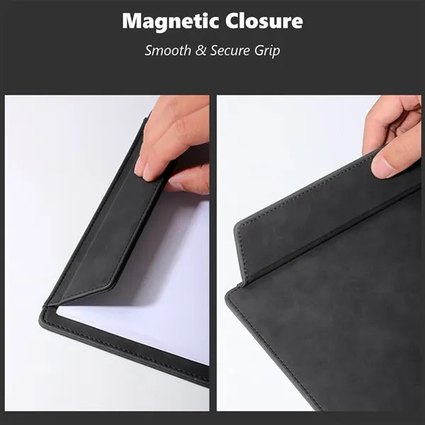 Vegan Leather A4 Writing Pad Clipboard